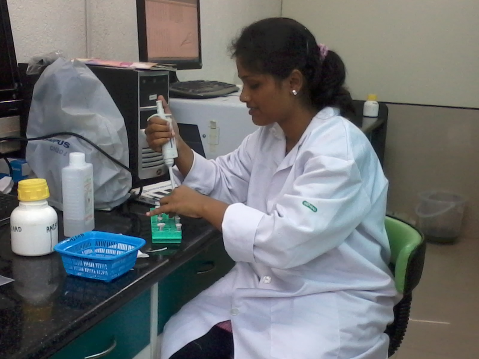 Experiment setup at DBT-ICT-CEB